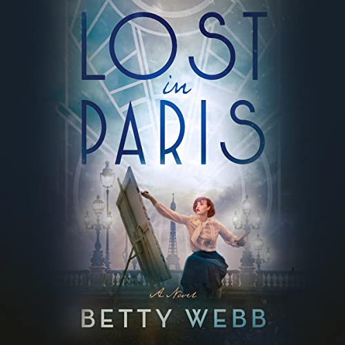 Lost in Paris title and cover image, a woman painting